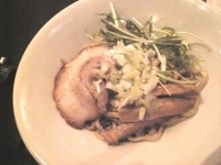 「比内地鶏の油そば（680円）」@音麺酒家 楽々の写真