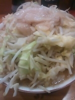 「小ラーメン（ヤサイマシマシ・ニンニク・アブラ）」@ラーメン二郎 八王子野猿街道店2の写真