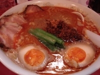 「坦々麺+チャーシュー+味玉」@桃天花の写真