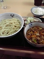 「ねぎチャーシューつけ麺」@手打ラーメン 長八の写真