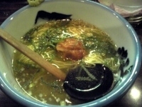 「大葉香る梅かけそば」@AFURI 恵比寿の写真