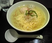 「あら炊き塩らーめん大盛」@麺屋 海神の写真