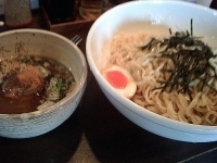 「醤油つけ麺・大盛」@麺屋 無尽蔵の写真