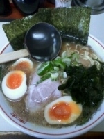 「ラーメン 味玉  390円+100円」@ラーメンショップ 希望ヶ丘店の写真