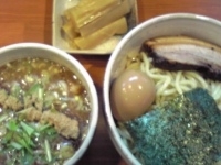 「つけそば（中盛）+チャーシュー1枚+メンマ+味玉」@麺匠 ヒムロクの写真