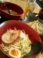 「つけめん・チャーシュー丼」@麺屋 たくらの写真