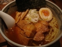 「武蔵ら～めん（並、こってり）」@創始麺屋武蔵の写真