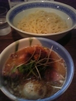 「つけめん（並,300g）750円+チャーシュー250円+味玉10」@燦燦斗の写真