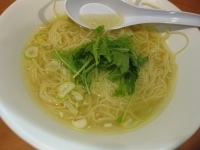 「しるそば（塩）￥550」@爆じゅう餃子 餃点の写真