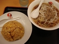 「うまから炒飯+セットらーめん、チリ餃子」@炒飯専科 Chao一番 高田馬場店の写真