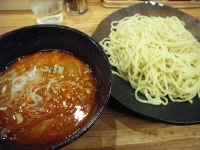 「辛味味噌つけ麺  中盛」@つけ麺屋 やすべえ 新宿店の写真