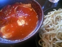 「辛つけ麺大盛+味玉」@つけ麺 富平の写真