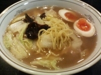 「白菜らーめん」@魚だしラーメン 若竹の写真