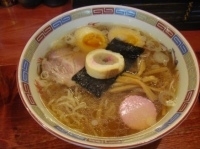 「昔らーめん+煮玉子（800円）」@らーめん みかんの写真