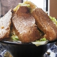 「野菜ラーメン ニンニク野菜 少なめ」@麺屋 一心の写真