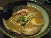 「期間限定商品 海老味噌そば 濃厚味 800円」@中華そば みやこ家の写真