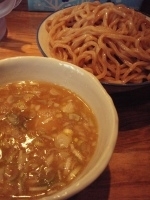 「塩つけ麺（大盛 360g）+味玉 【780円+100円】」@めいげんその写真