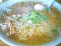 「塩ラーメン+味玉（￥650+￥100）」@支那そば一麺 豊里店の写真