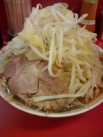 「ラーメン （太麺、ヤサイマシ）」@ラーメン 麺徳 東陽町店の写真