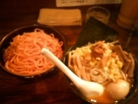 「味噌つけ麺 中盛（375g） 840円+味付玉子100円」@つけ麺 紅葉の写真