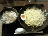 「醤油つけめん（普通・あつもり）」@つけ麺屋 のぶなが 北口店の写真
