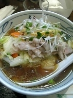 「醤油健康白菜麺（麺硬め?）」@健康白菜麺処 おいでやの写真