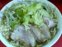 「ぶた入り小らーめん700円」@ラーメン二郎 三田本店の写真