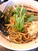 「和の極太（590円）、半ねぎたっぷりチャーハン（290円）」@らーめんの円熟屋 大里店の写真