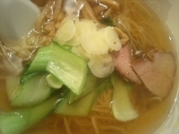 「湯麺+セット（チャーシュー、メンマ、青菜）480円+200円」@GOMAの写真