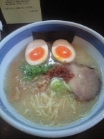 「煮玉子塩本鰹らー麺」@九段 斑鳩の写真