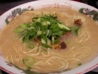 「こってり背脂中華そば（大盛り）」@中華そば 花京 京橋店の写真