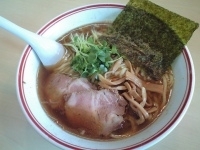 「正油太麺濃口780円」@あぢとみ食堂の写真