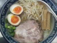 「昭和ラーメン￥780+大盛（ランチサービス）+煮たまご（サービス」@昭和の写真