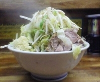 「小ラーメン+野菜+ニンニク」@ラーメン二郎 新小金井街道店の写真