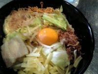 「特製まぜそば」@まぜそば・らーめん あーべーめんの写真