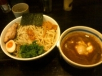 「本格カレーつけ麺（大盛り） 850円 +  味玉」@オリオン食堂の写真