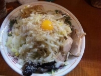 「油めん」@らーめん ぽっぽっ屋 水道橋店の写真