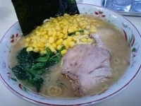 「コーンらーめん中盛（麺固め） 800円」@こうやの写真