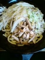 「油そば 中300g」@たいふう 2号店の写真