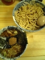 「つけ麺+味玉」@自家製麺 然の写真