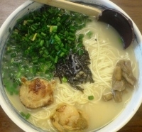 「鶏しお 大盛り 塩濃い目」@鶏そばや 竜神洞の写真