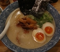 「金丸、餃子、めんたいこめし（小）」@久留米らーめん 金丸の写真