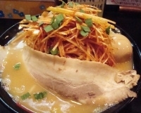 「味噌らーめん+辛ねぎ+味玉」@麺や三笑 つばさの写真