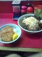 「ラーメン（スペシャル）+ライス」@ラーメンショップ さつまっ子の写真