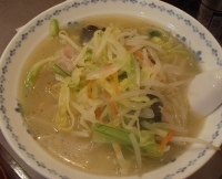 「タンメン （+Bセット（餃子5個+チャーハン（小） ）」@開楽の写真