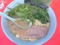 「くきわかラーメン中盛り」@横浜家系ラーメン 心家の写真
