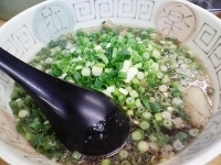 「ネギらーめん」@尾道らーめん 月光仮面の写真