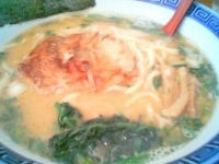 「味噌らー麺/太麺（￥750）」@らー麺にしかわの写真