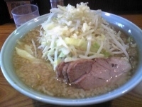 「大盛りラーメン（ヤサイ、ニンニク）」@ラーメン二郎 亀戸店の写真