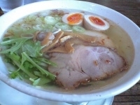 「塩らーめん+味玉+チャーシュー丼」@麺家 ゐをりの写真